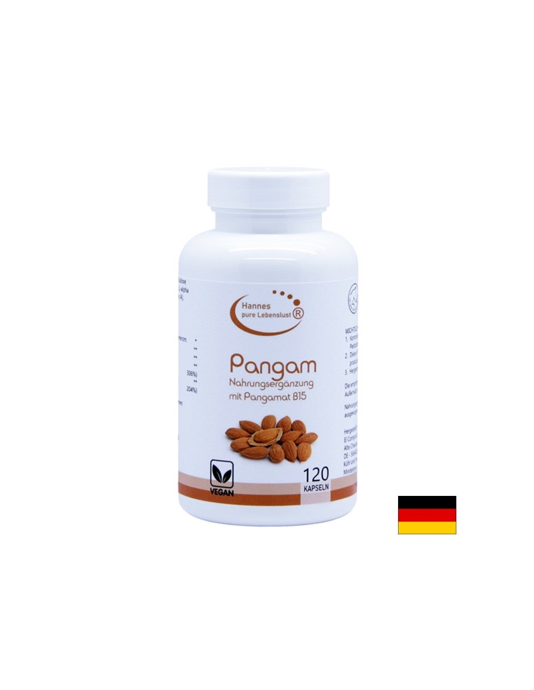 Pangam Nahrungsegänzung mit Pangamat B15 - Pangam (vitamina B15), 120 capsule El Compra