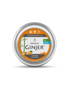 Lozenges with Ginger and Orange, 40 g Lemon Pharma - Nutra Best Europe