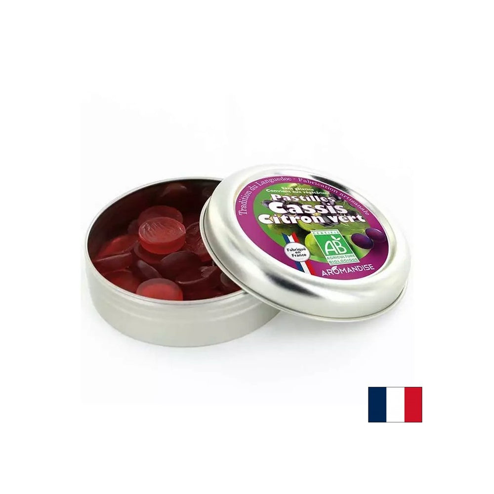 Pastile cu coacăze negre și lime, 45 g