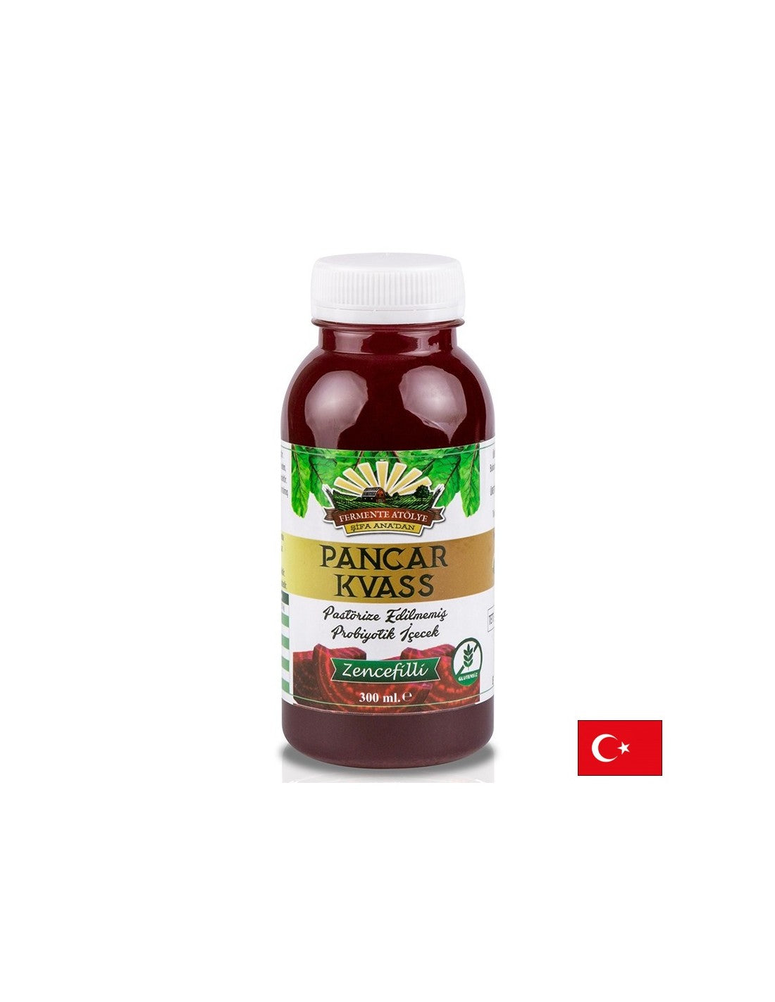 Băutură probiotică din sfeclă roșie și ghimbir - Digestie bună și imunitate puternică, 300 ml