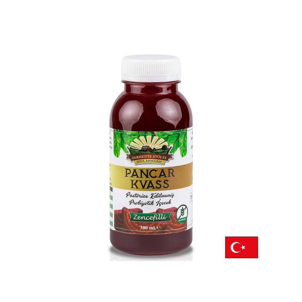 Băutură probiotică din sfeclă roșie și ghimbir - Digestie bună și imunitate puternică, 300 ml