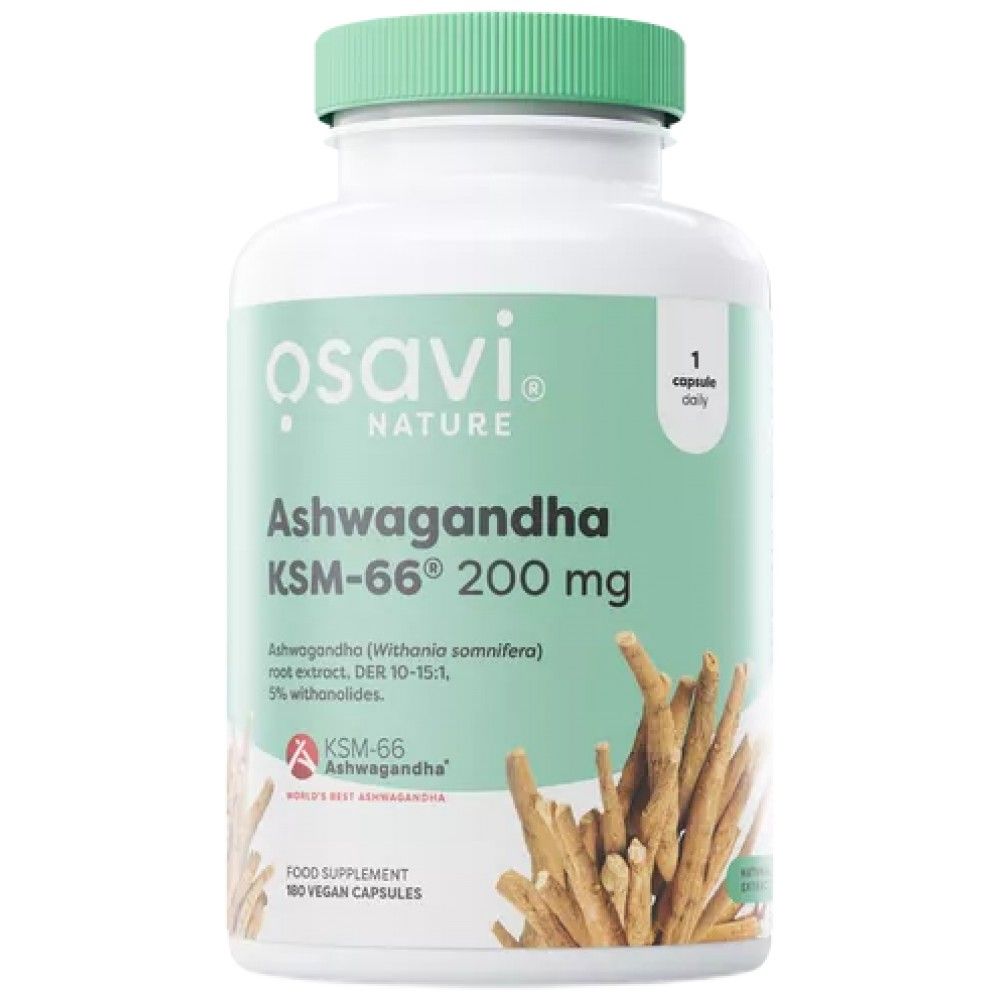 Ashwagandha KSM-66® 200 mg - 180 capsule
