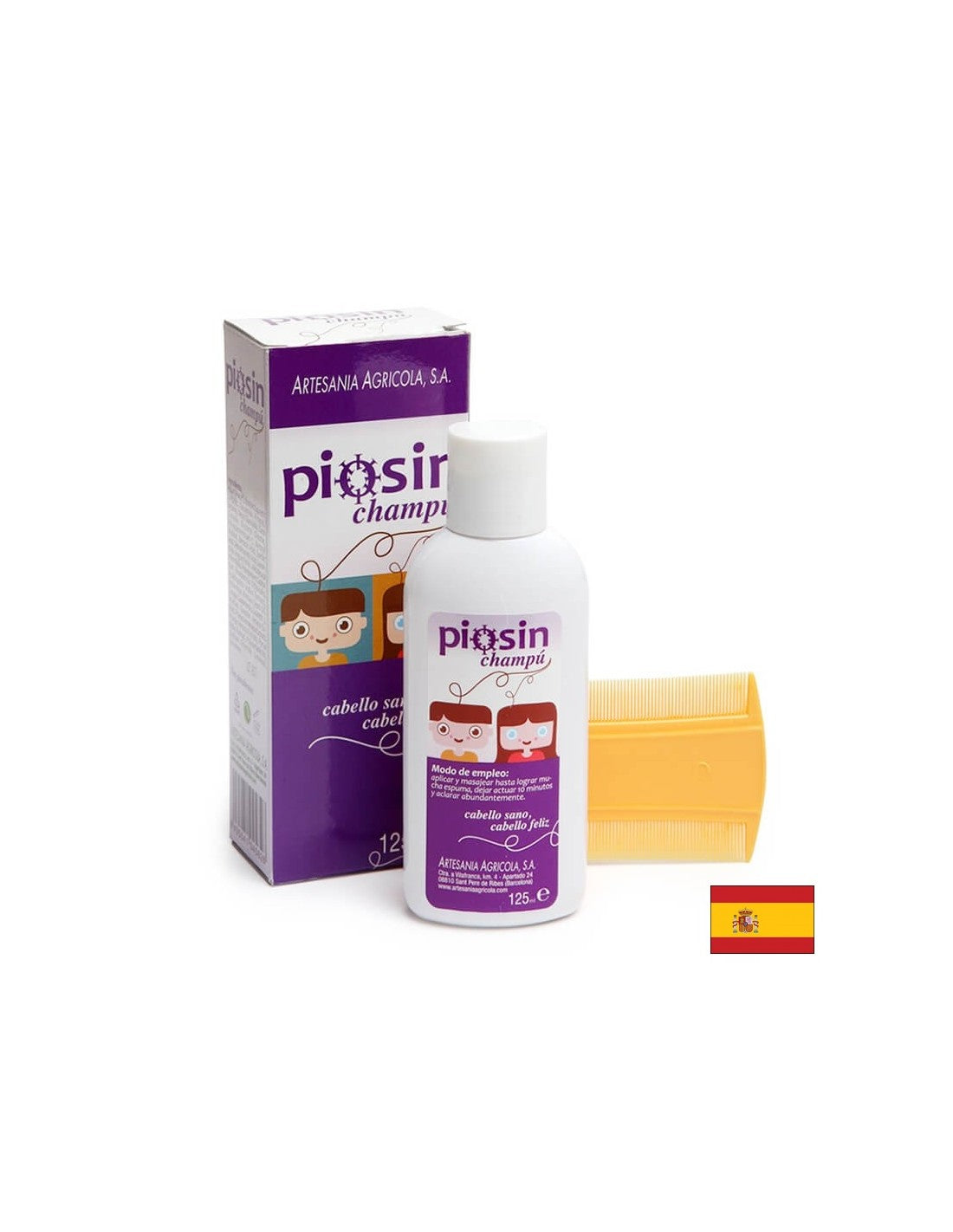Piosin champú - Sampon impotriva paduchilor, 125 ml Artesania