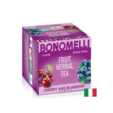 Ceai de fructe cu cireșe și afine - Aromă bogată și putere antioxidantă, 12 pliculețe