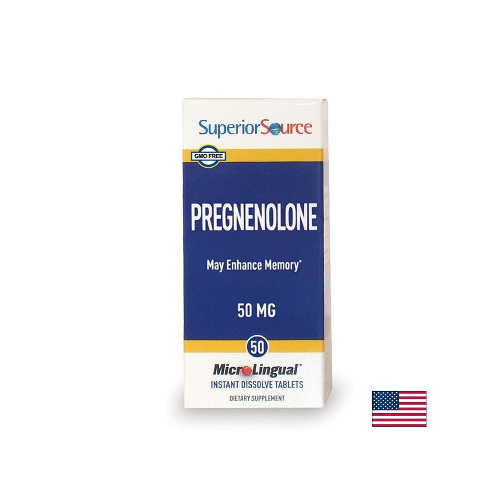 Memorie și concentrare - Pregnenolon, 50 mg x 50 comprimate sublinguale Sursă superioară