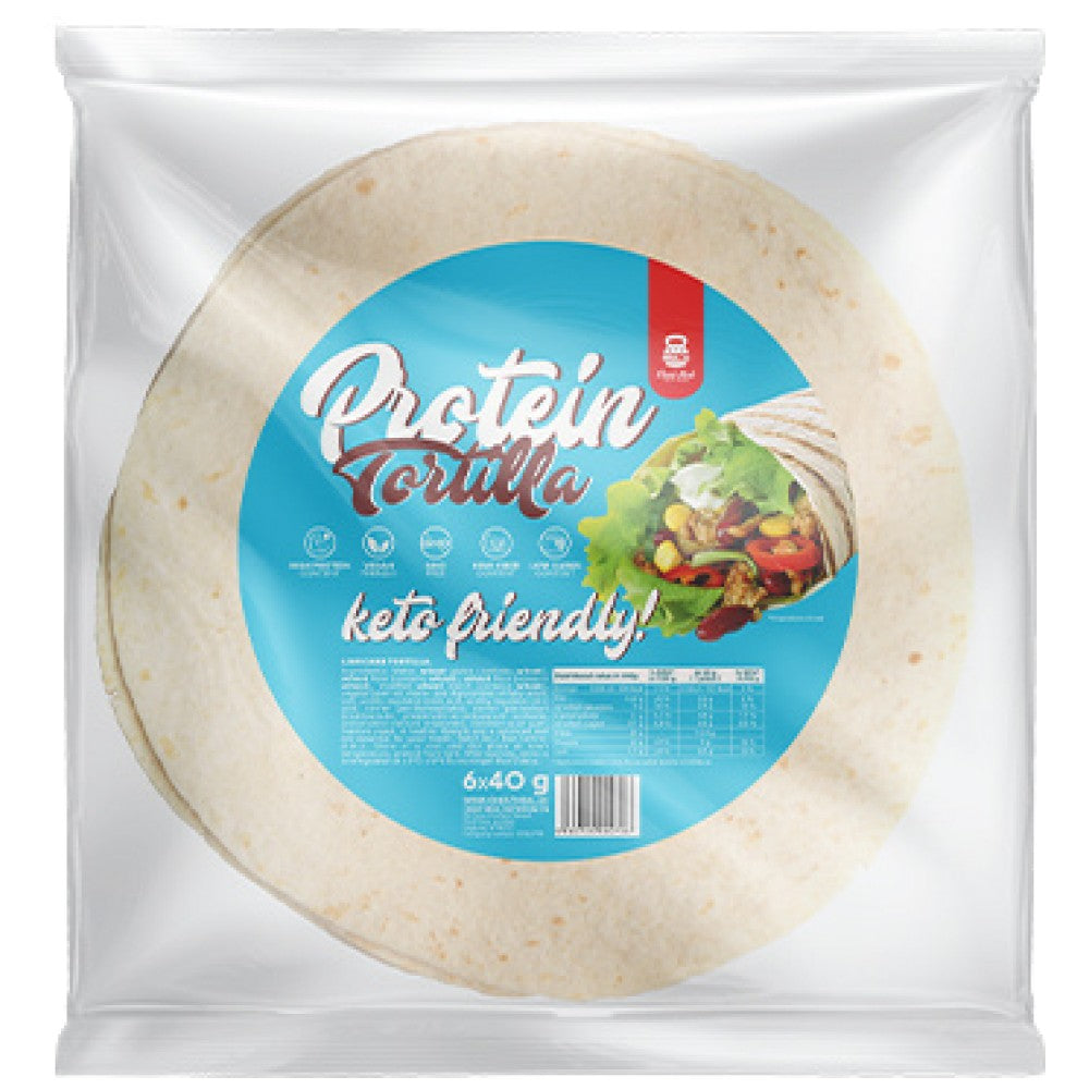 Tortila cu proteine ​​| Ambalaje cu conținut scăzut de carbohidrați și cu conținut ridicat de proteine ​​​​~ Keto Friendly Wraps - 6 x 40 (240) grame