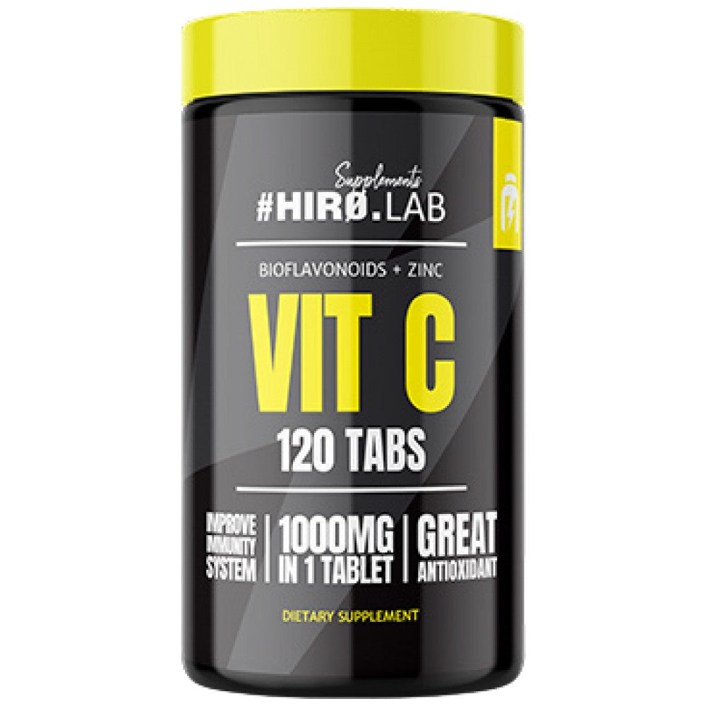 Vitamina C 1000 mg + Bioflavonoide | cu Echinaceea + Zinc - 120 Tablete