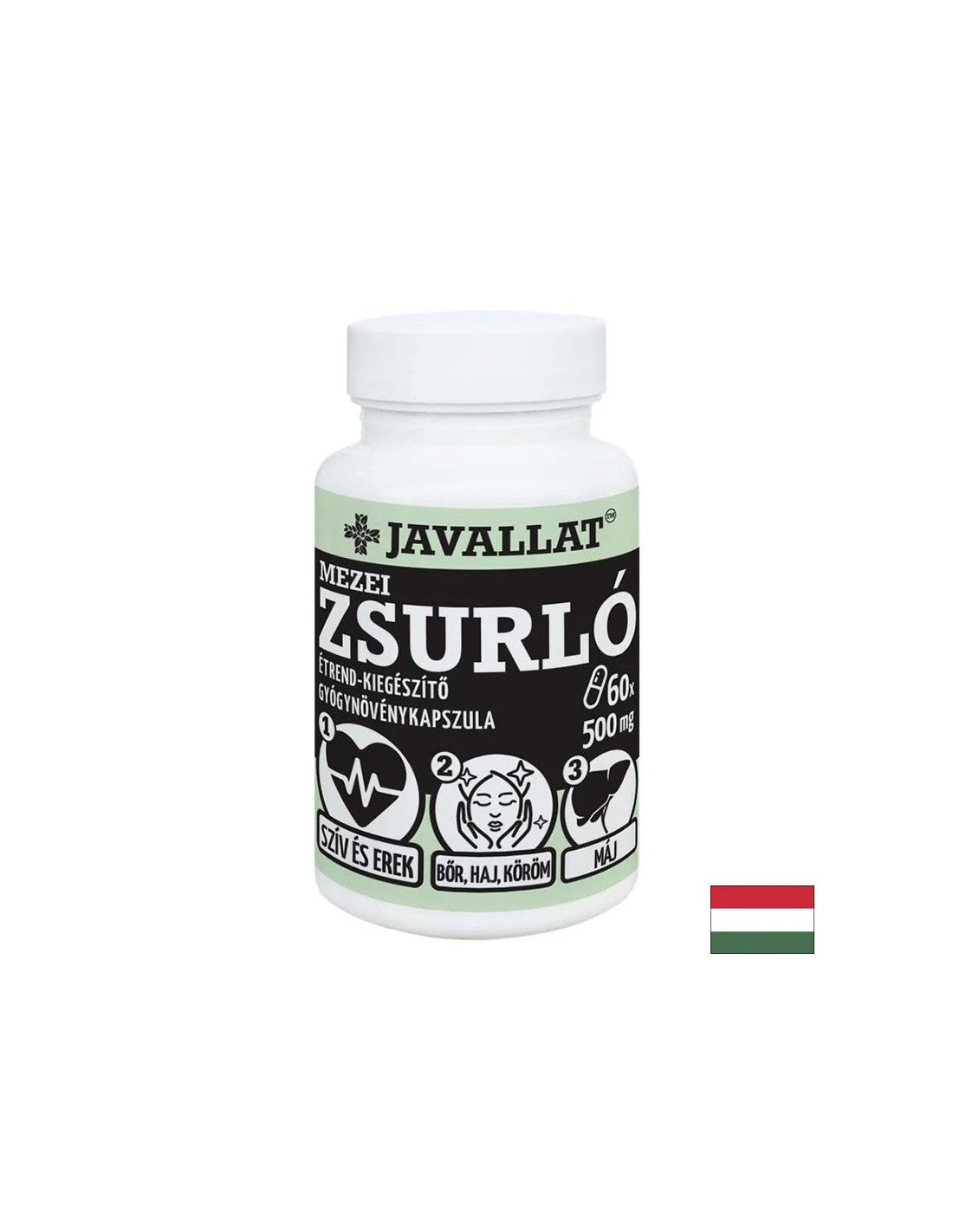 Păr, Piele și Unghii - Coada-calului, 500 mg x 60 capsule