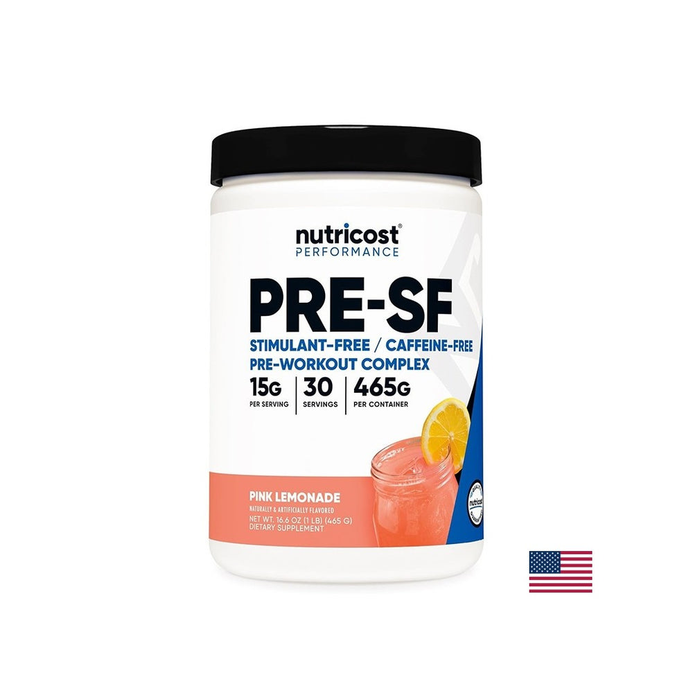 Complex pre-antrenament PRE-SF, 450 g pulbere, cu aromă de limonadă roz, 30 de doze