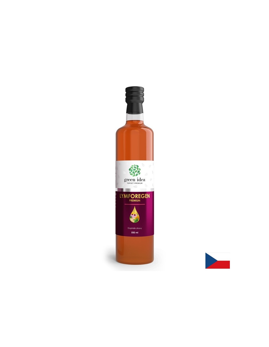 Sirop din plante pentru detoxifierea sistemului limfatic - Cu ghimbir, păpădie, urzică și echinaceea, 500 ml, 33 de doze
