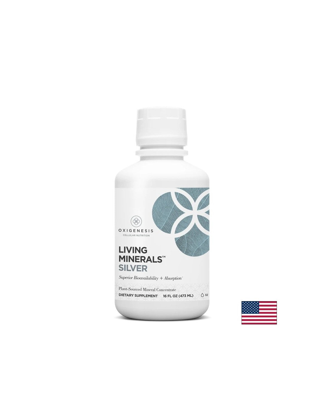 Pentru iritații ale pielii - Living Minerals Liquid Silver, 473 ml