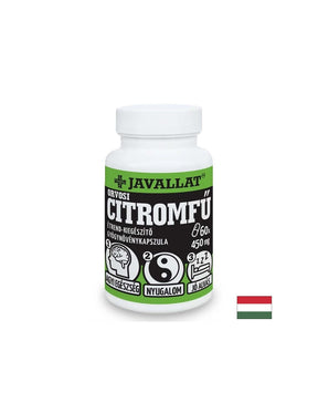 For stress and insomnia - Lemon balm (leaf), 450 mg x 60 capsules - Nutra Best Europe