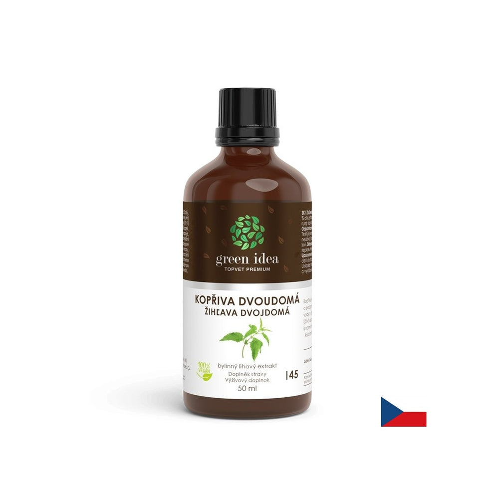 Pentru infecții urinare, diuretic - urzică, tinctură de 50 ml
