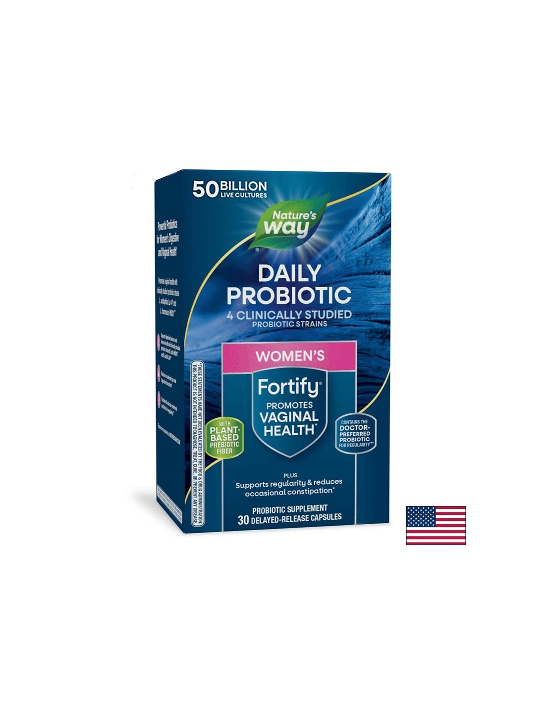 Fortify Women's Probiotic, 50 de miliarde de probiotice active, 30 de capsule