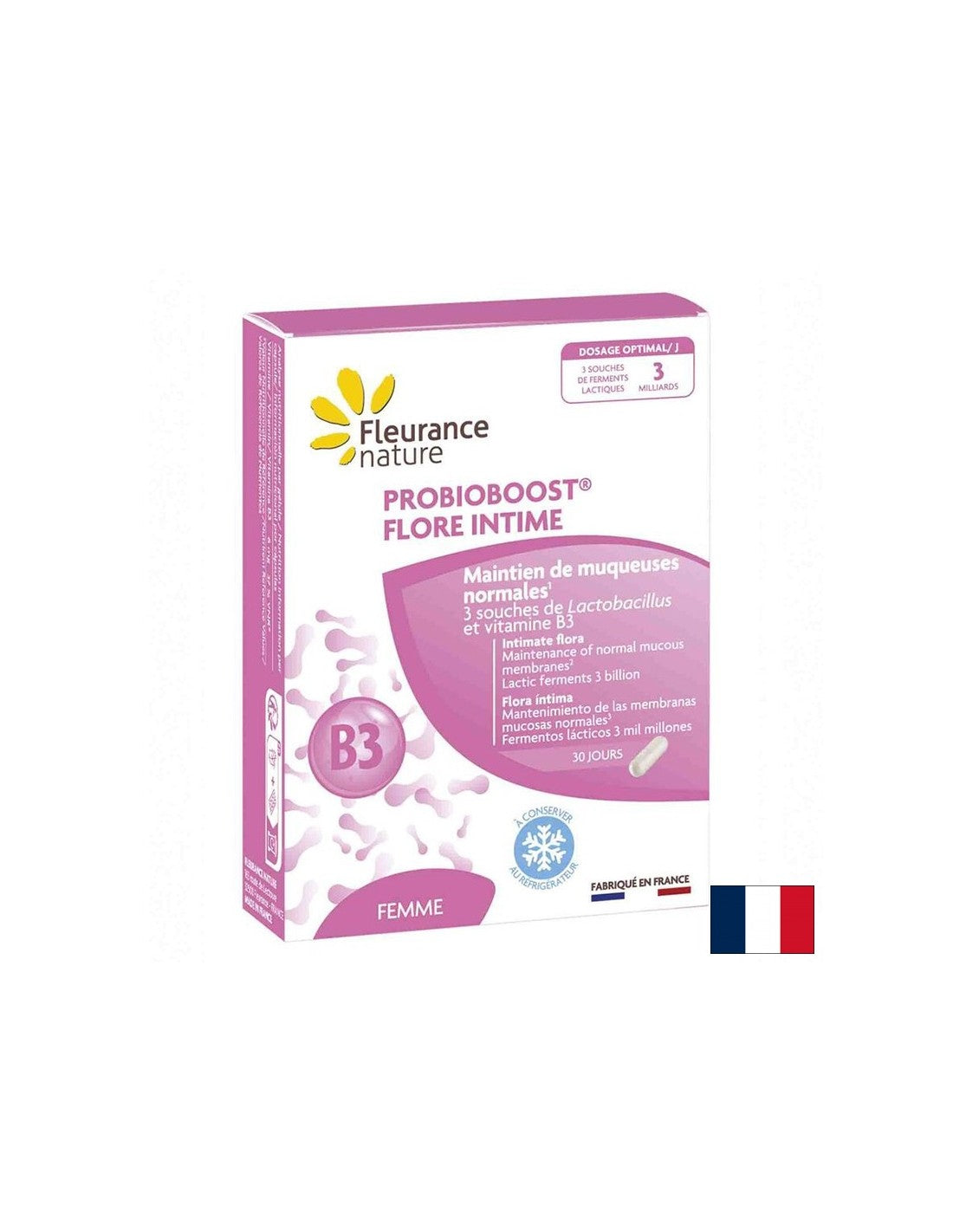 Probiotic pentru buna flora intima Probioboost, 30 capsule Fleurance Nature