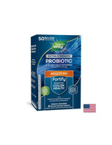 Probiotic + prebiotice 50+ doză mare - Fortify Age 50+ Probiotic Extra Strength, 50 de miliarde de probiotice active, 30 de capsule