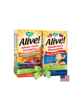 Pachet promoțional Alive multivitamine pentru adulți și copii
