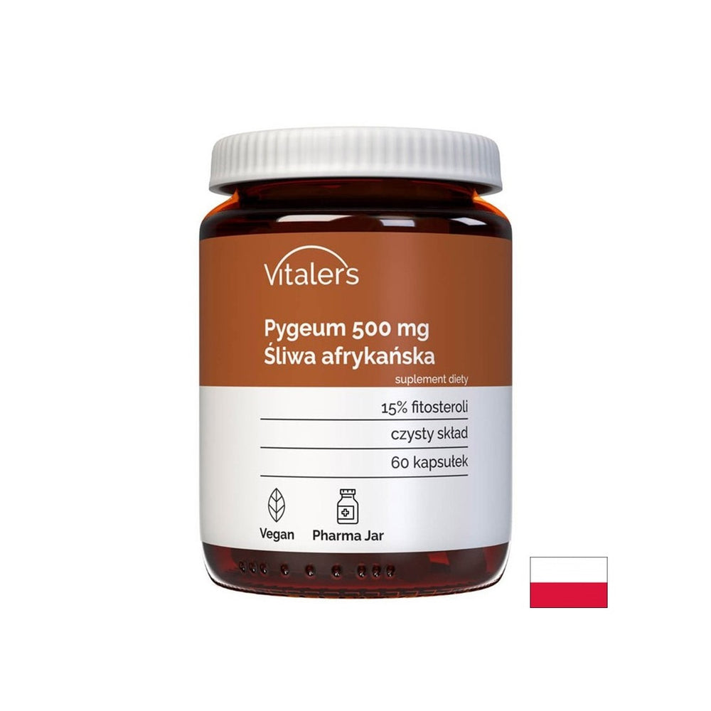 Prostată și tract urinar - Pygeum (cireș african), 500 mg x 60 capsule