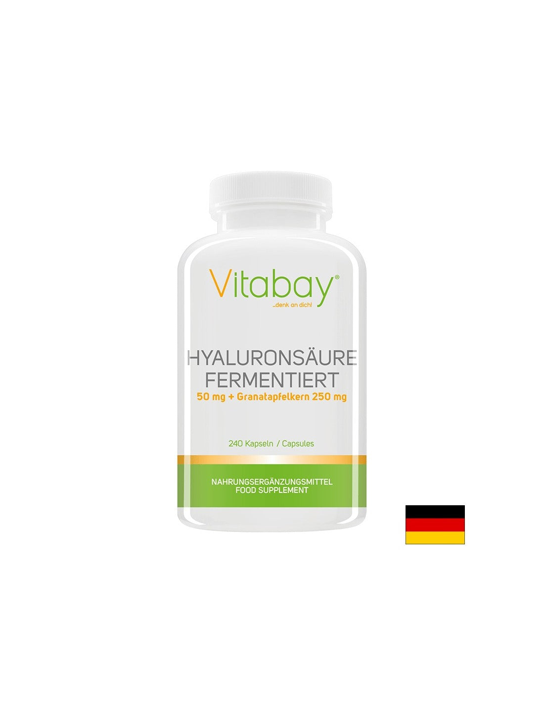 Piele anti-imbatranire - Acid hialuronic + Rodie, 240 capsule