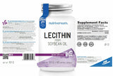 Lecitină 1200 mg | Din ulei de soia - 30 de capsule moi