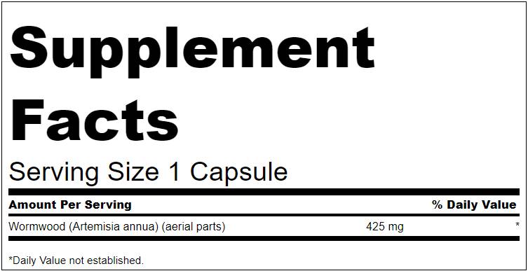 Full Spectrum Pelin / Artemisinin 425 mg 90 capsule