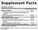 Anabol Hardcore PM | Activator anabolic pe timp de noapte și suport avansat pentru HGH - 60 de capsule