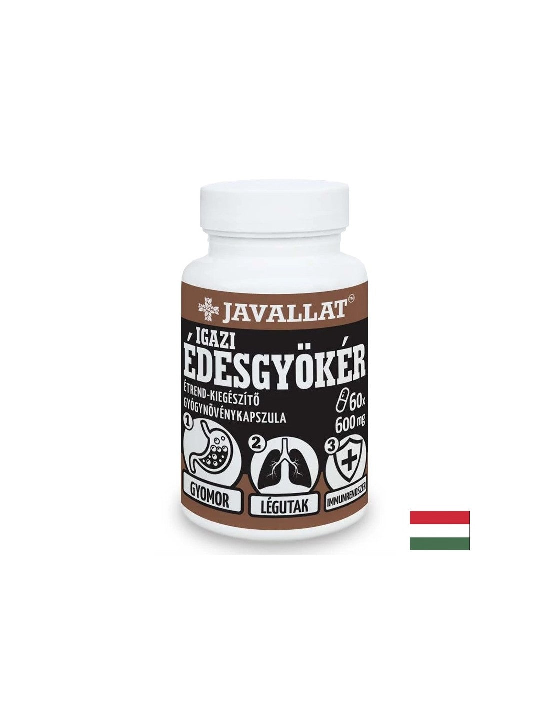 Stomac deranjat, gastrită și arsuri la stomac - Lemn dulce, 550 mg x 60 capsule