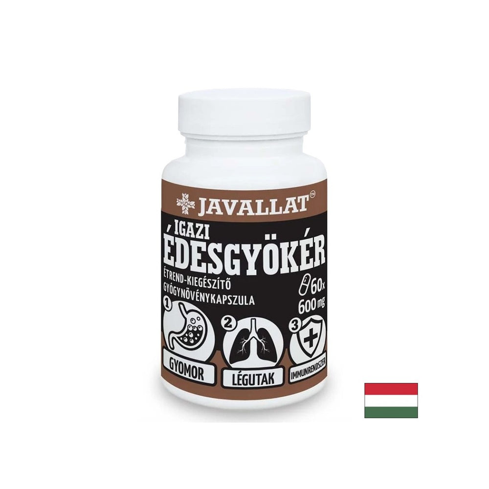 Stomac deranjat, gastrită și arsuri la stomac - Lemn dulce, 550 mg x 60 capsule