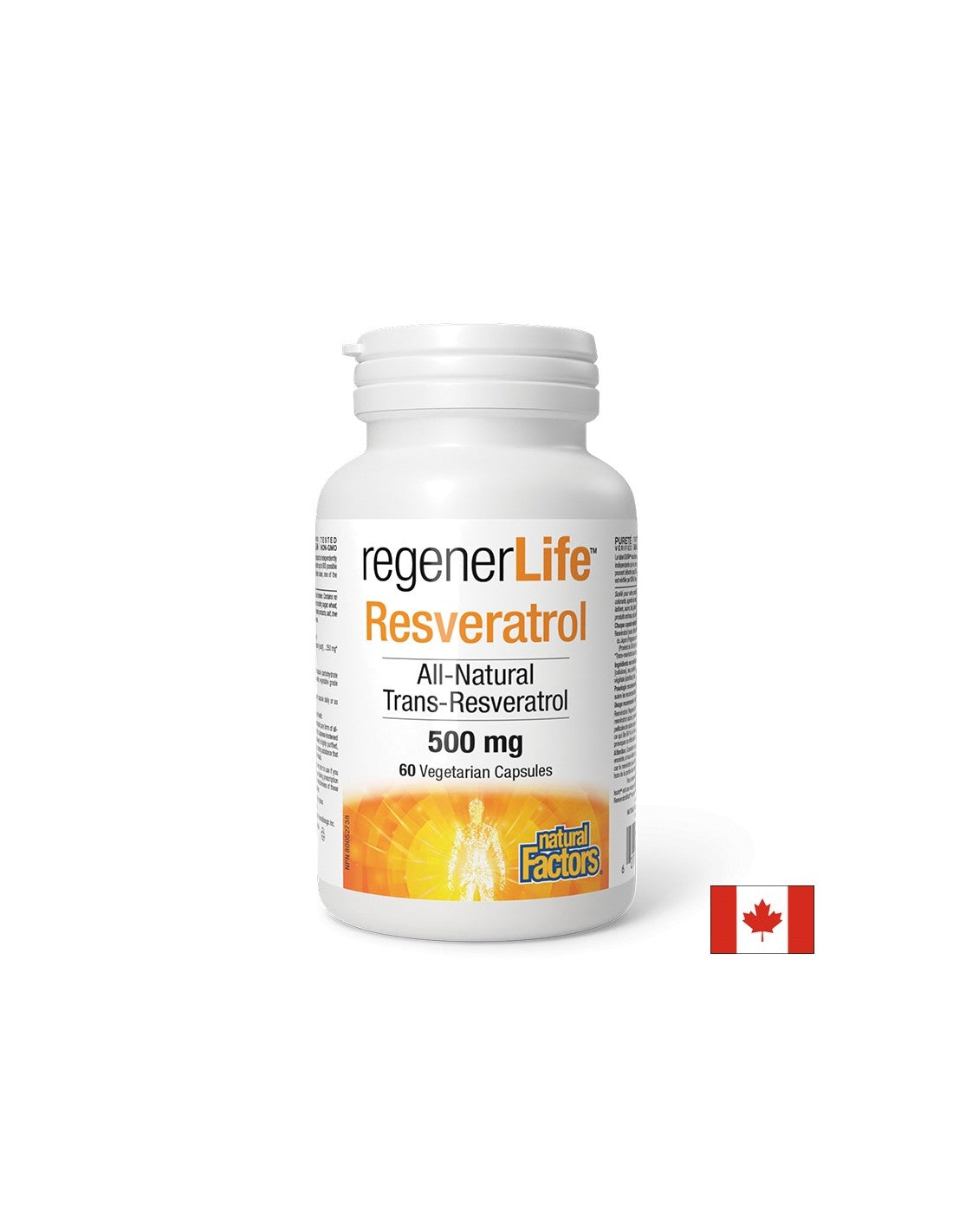 Regener Life™ Resveratrol 500 mg - 60 capsule