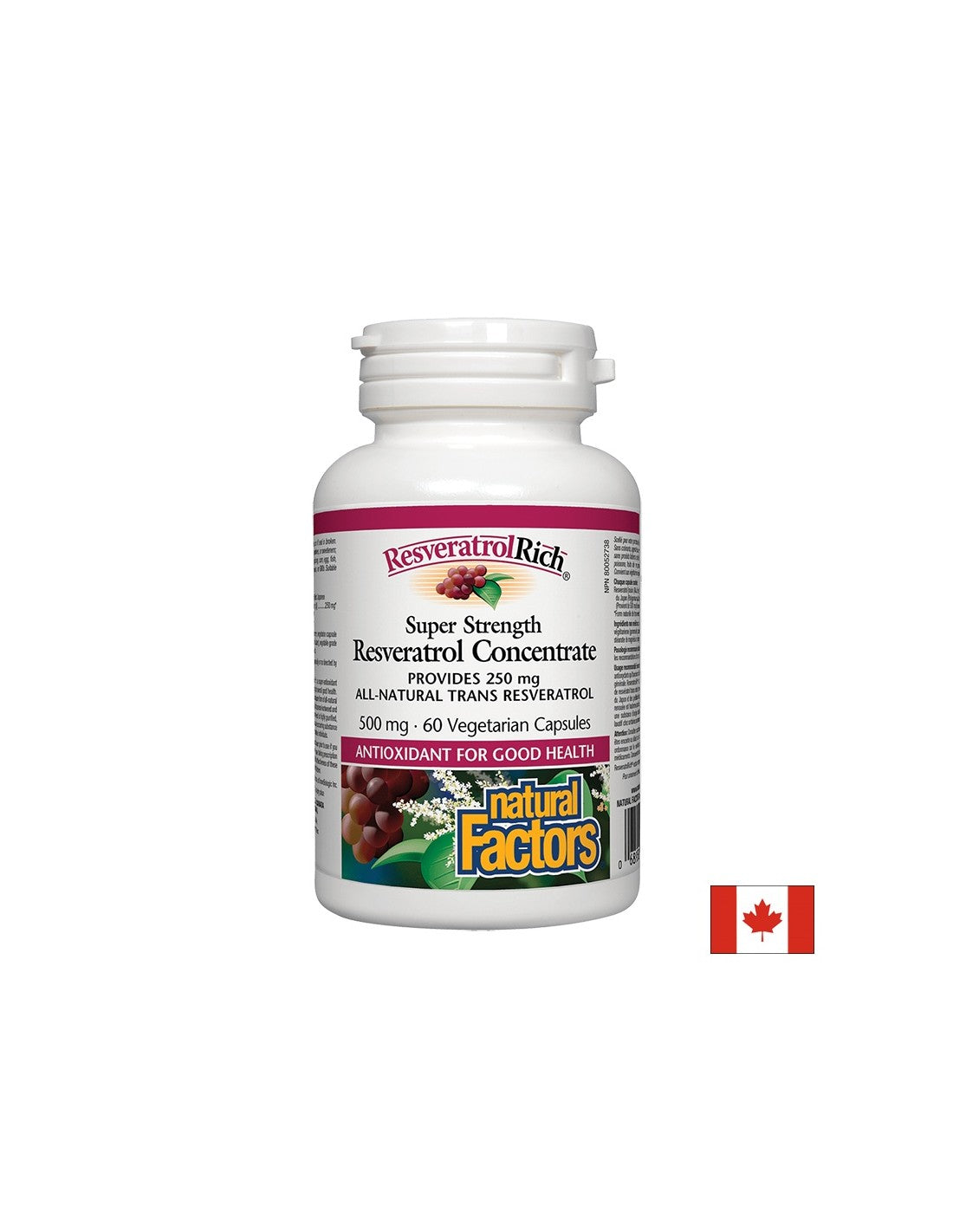 Super Strength Resveratrol 250 mg - 60 capsule