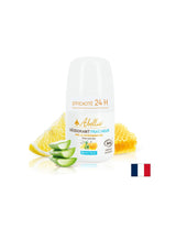 Deodorant roll-on cu miere organică, lămâie și aloe vera, 50 ml