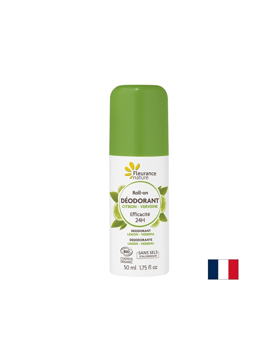 Deodorant roll-on cu lamaie si verbena, 50 ml Fleurance Nature