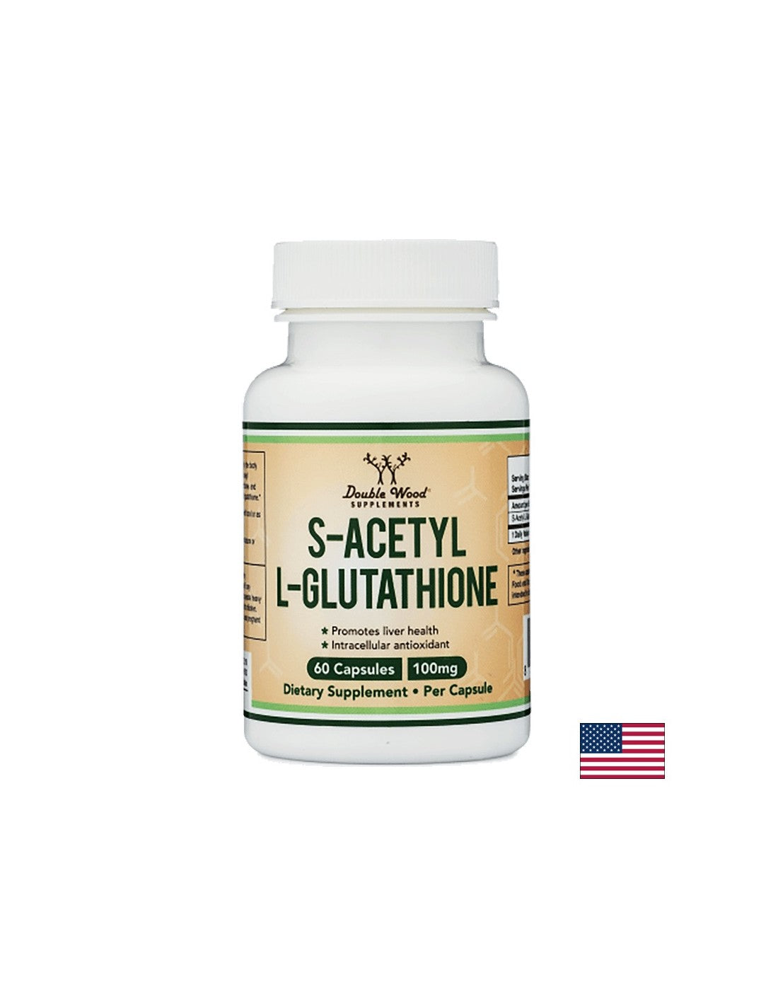 S-Acetil-L-Glutation/ S-Acetil-L-Glutation, 60 capsule Double Wood