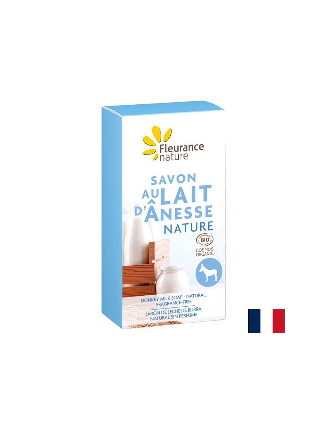 Săpun din lapte de măgăriță, 100 g Fleurance Nature