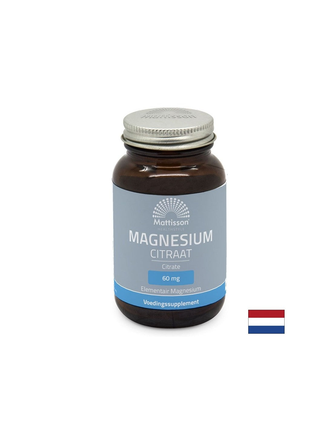 Funcția inimii și a mușchilor - Magneziu (citrat), 60 capsule Mattisson Healthstyle