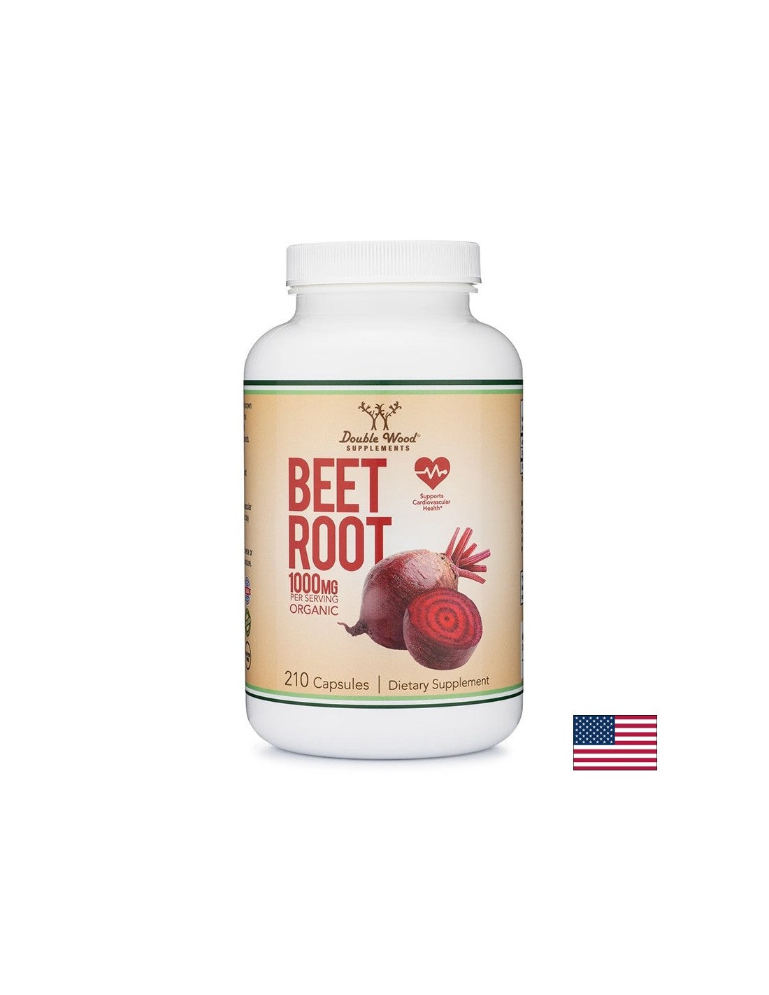 Sistemul cardiovascular si detoxifiere - Sfecla rosie, 210 capsule Double Wood