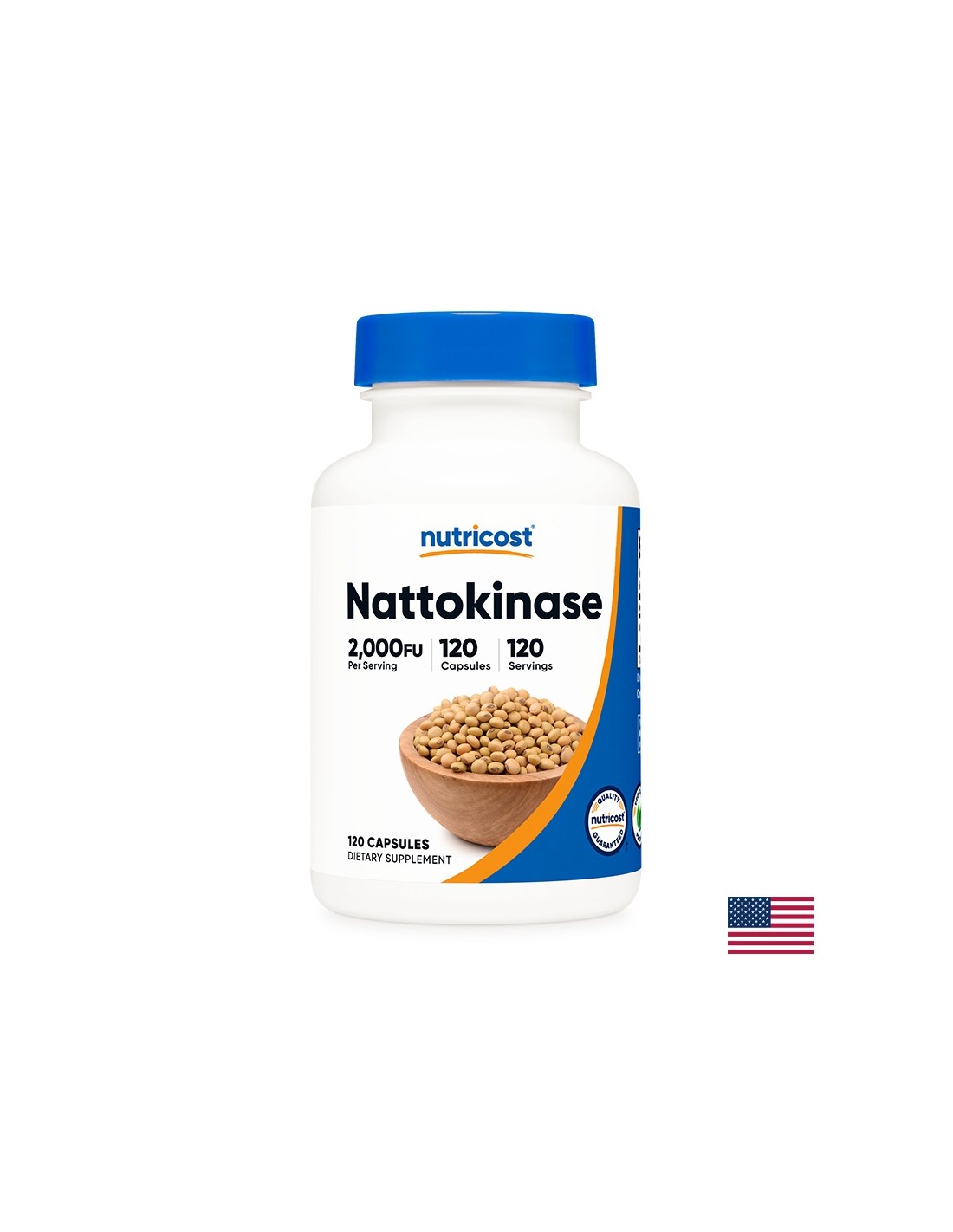 Sistemul cardiovascular - Nattokinase, 120 capsule Nutricost