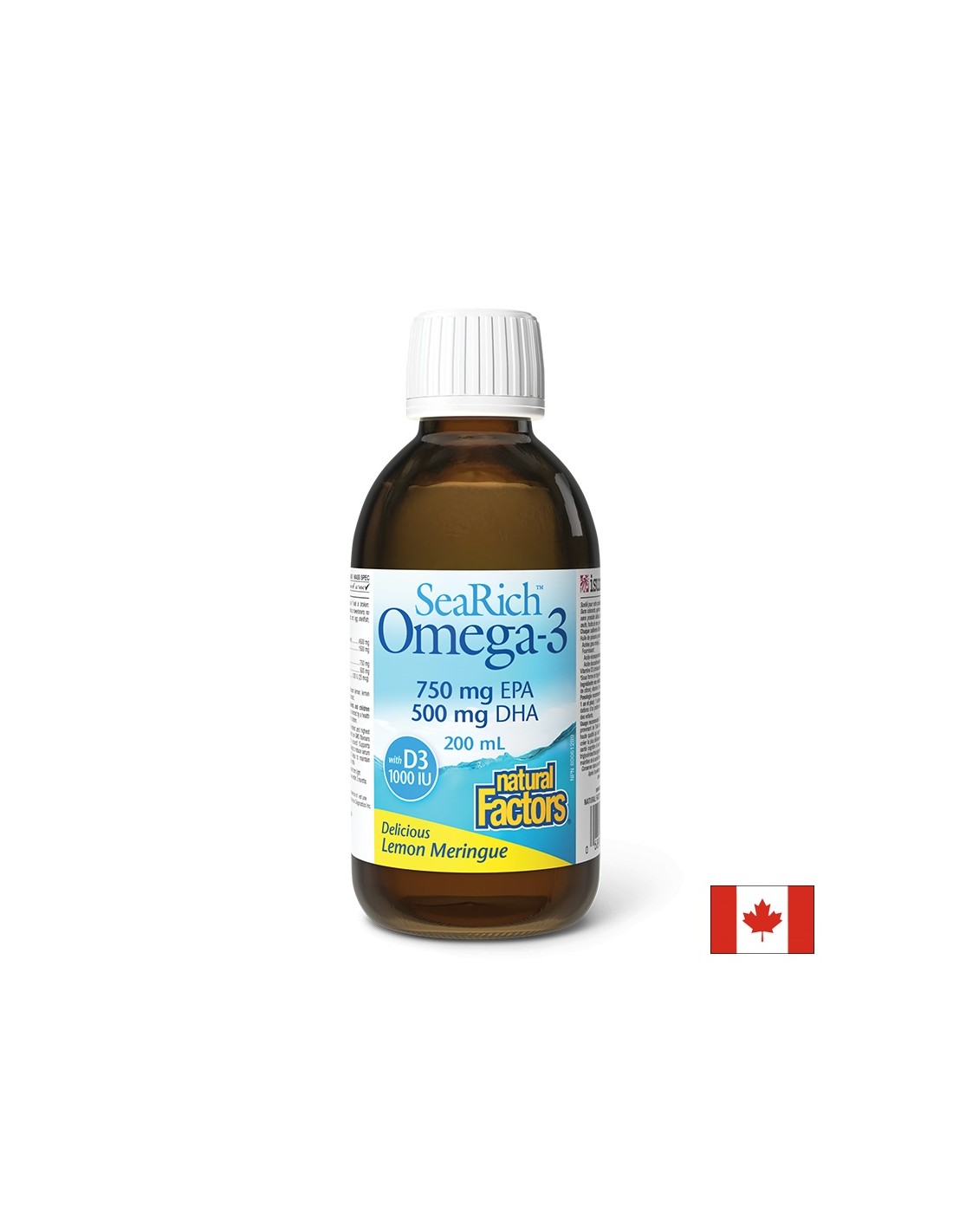 SeaRich Omega-3 4500mg | Cu Vitamina D3 1000 UI - 200 ml