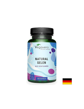 Селен (натурален, от семена на горчица) - За имунитет и антиоксидантна защита, 100 µg х 180 капсули - Nutra Best Europe