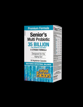 Senior's Multi Probiotic | 35 Billion Live Cultures, 8 Strains - 30 capsules - Nutra Best Europe