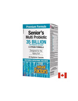 Multiprobiotic pentru seniori | 35 de miliarde de culturi vii, 8 tulpini - 30 de capsule
