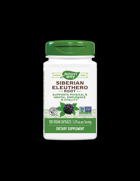 Siberian Eleuthero 425 mg - 100 capsules - Nutra Best Europe