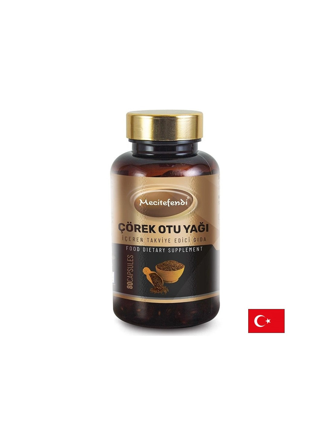 Chimen negru (ulei din semințe) – imunitate și sistem respirator, 1000 mg, 80 capsule pentru 40 de zile de administrare
