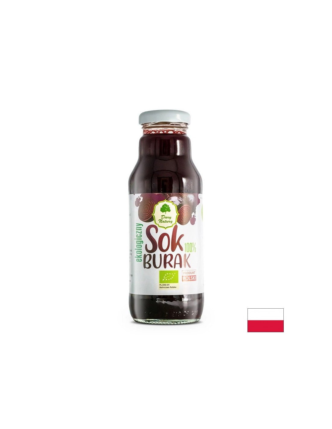 Suc de sfeclă roșie bio, 270 ml Dary Natury