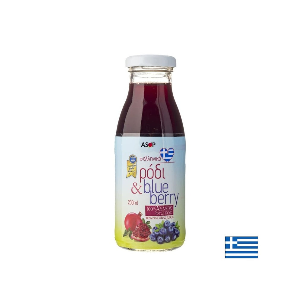 Suc de rodie și afine - imunitate și protecție antioxidantă, 250 ml