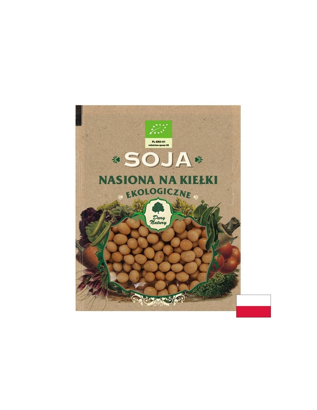 Soia (semințe de germinare), 50 g Dary Natury