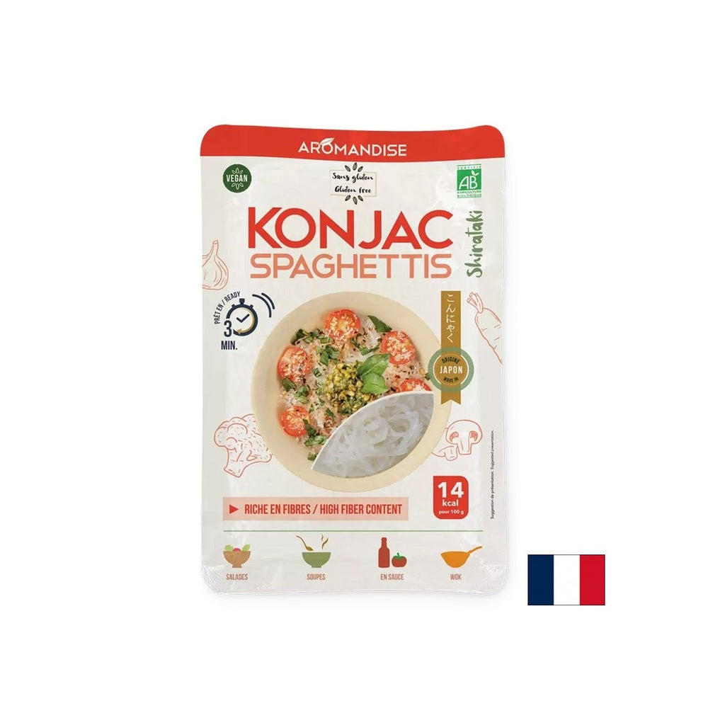 Spaghete dietetice fără gluten din Konjac și făină de orez (Shirataki) – timp de gătire 3 minute, 150 g