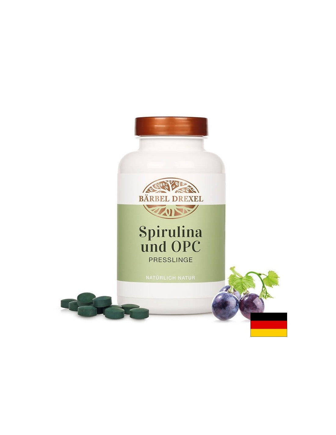 Spirulina și proantocianidine oligomerice - Antioxidant, stimulator imunitar și energizant, 360 de tablete Bärbel Drexel