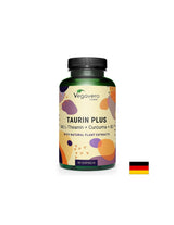 Împotriva stresului și oboselii - Taurină + L-teanină, turmeric și vitamina B3, 90 capsule