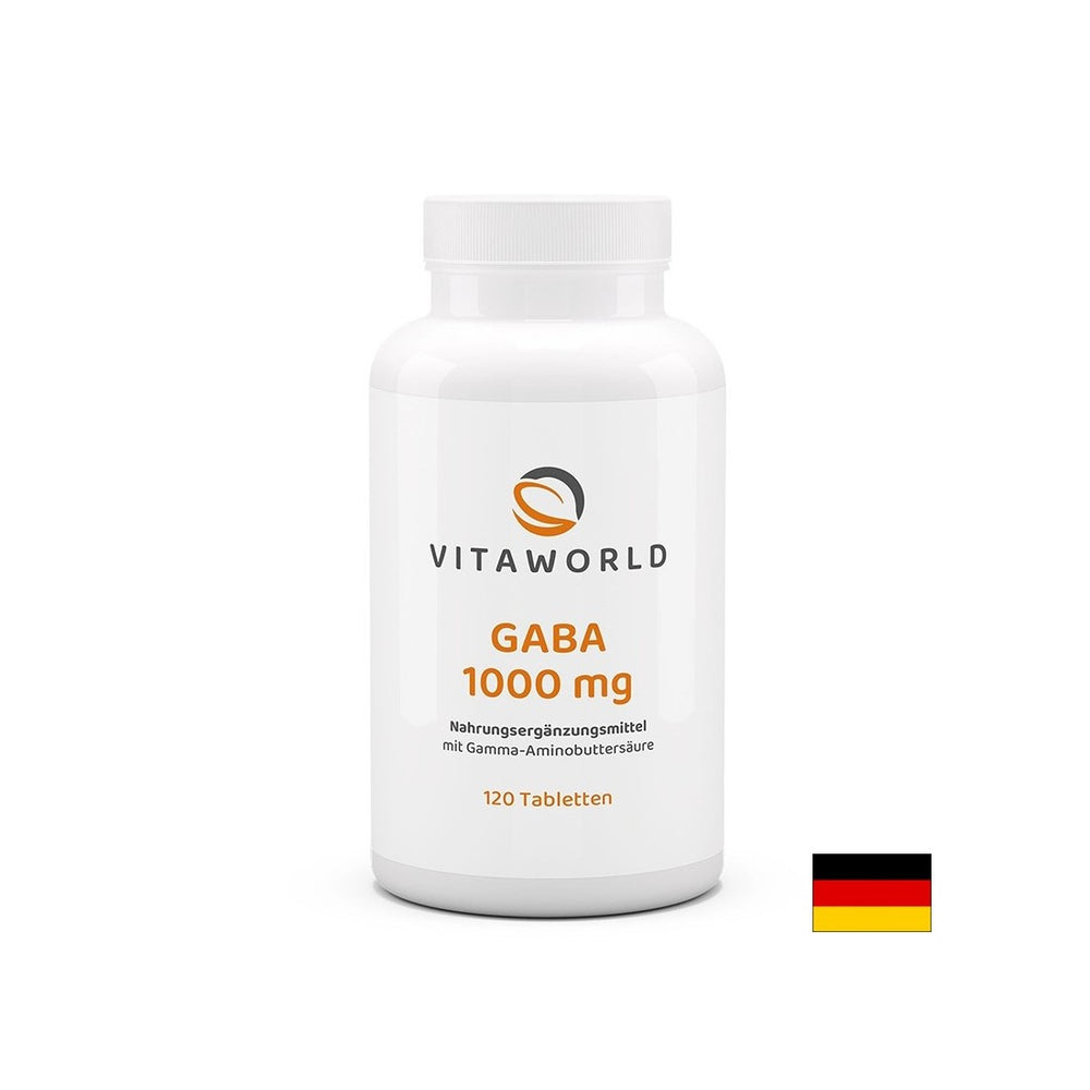 Stres și insomnie - GABA (acid gama-aminobutiric), 1000 mg x 120 comprimate